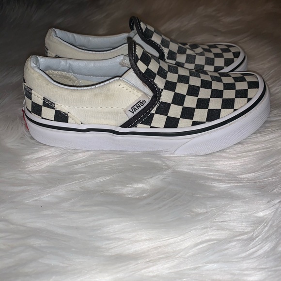black and white square vans